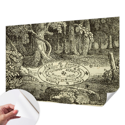 3D fototapeta s motivom čarobnega kroga