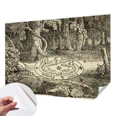 3D fototapeta s motivom čarobnega kroga