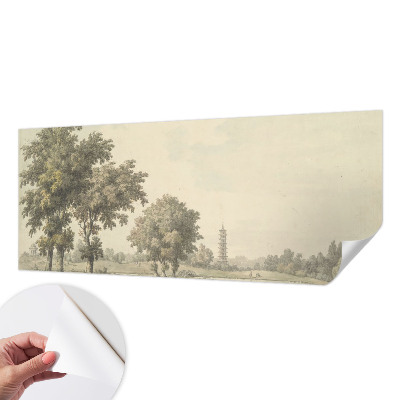 Fototapeta za otroško sobo z motivom mirnega parka