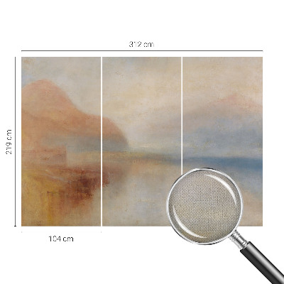 Samolepilna fototapeta za dnevno sobo Eterična pokrajina