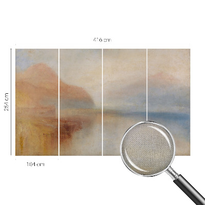 Samolepilna fototapeta za dnevno sobo Eterična pokrajina