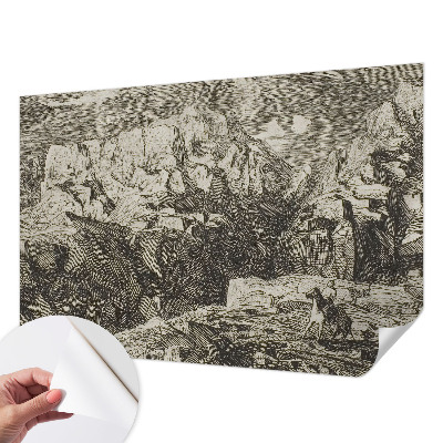 Otroška fototapeta z motivom gorske pokrajine