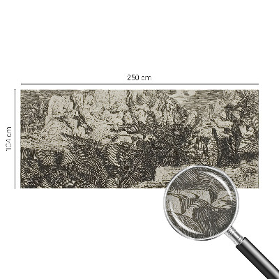 Otroška fototapeta z motivom gorske pokrajine