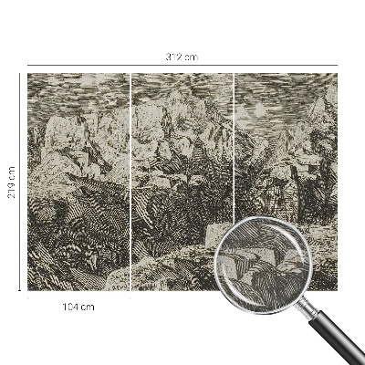 Otroška fototapeta Gorska pokrajina