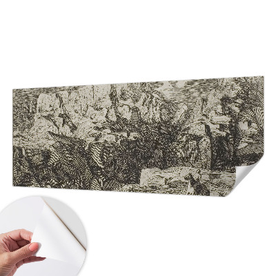 Otroška fototapeta z motivom gorske pokrajine