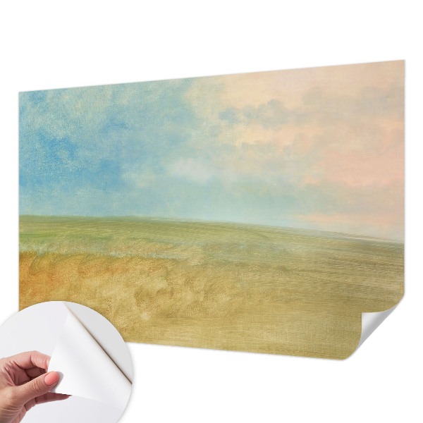 Samolepilna fototapeta v pastelnih poljih
