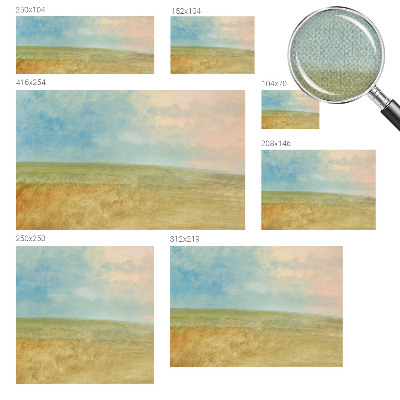 Samolepilna fototapeta v pastelnih poljih