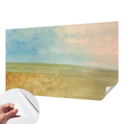 Samolepilna fototapeta v pastelnih poljih
