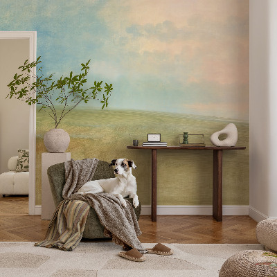 Samolepilna fototapeta Pastelna polja