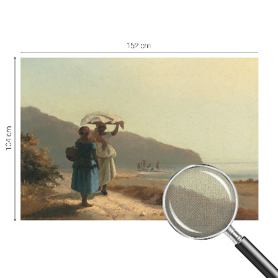 Samolepilna fototapeta za dnevno sobo Sprehod ob morju