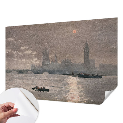 3D fototapeta z motivom nočne panorame