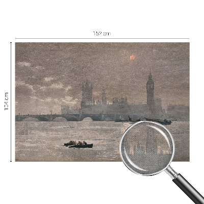 3D fototapeta z motivom nočne panorame