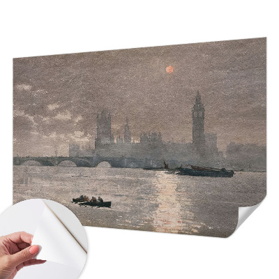 3D fototapeta z motivom nočne panorame