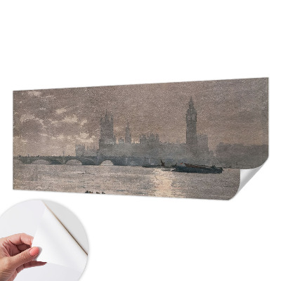 3D fototapeta z motivom nočne panorame