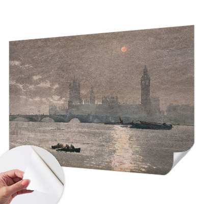 3D fototapeta z motivom nočne panorame