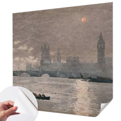 3D fototapeta z motivom nočne panorame