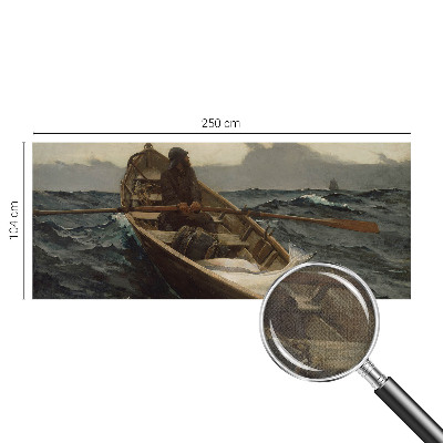 Otroška fototapeta z motivom ribiča na morju