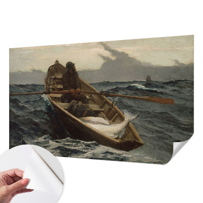 Otroška fototapeta z motivom ribiča na morju