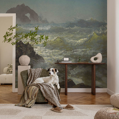 Samolepilna fototapeta Razburkano morje