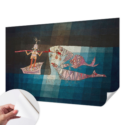 Samolepilna fototapeta za spalnico Ribič lovec