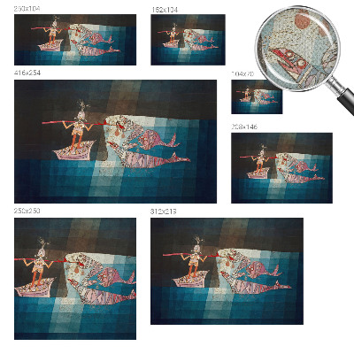 Samolepilna fototapeta za spalnico z motivom ribiča-lovca
