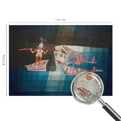 Samolepilna fototapeta za spalnico z motivom ribiča-lovca