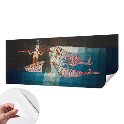 Samolepilna fototapeta za spalnico Ribič lovec