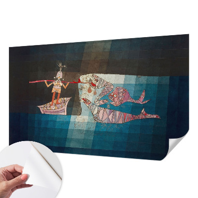 Samolepilna fototapeta za spalnico Ribič lovec