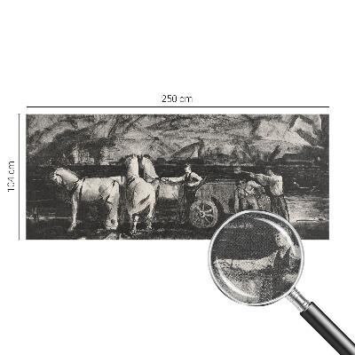 3D fototapeta z motivom vaškega prizora