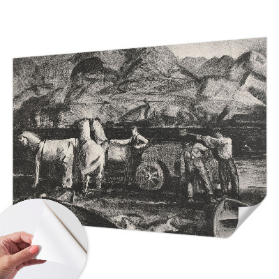 3D fototapeta z motivom vaškega prizora
