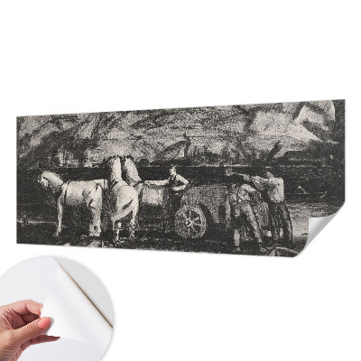 3D fototapeta z motivom vaškega prizora