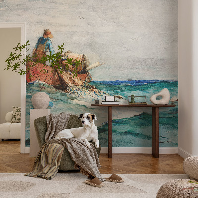 Samolepilna fototapeta za dnevno sobo Morska ekspedicija