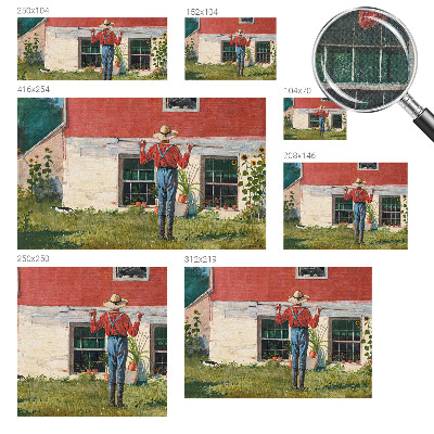 Samolepilna fototapeta za spalnico z motivom vaškega prizora