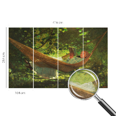 3D fototapeta Sproščanje v viseči mreži