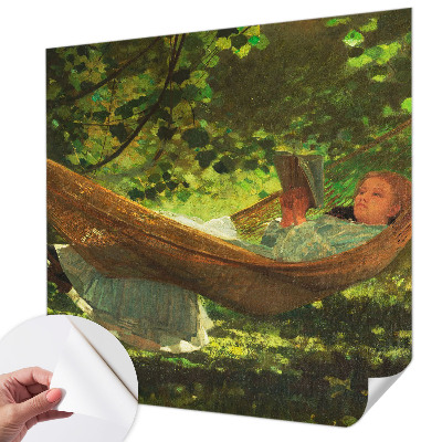 3D fototapeta z motivom sproščanja v viseči mreži