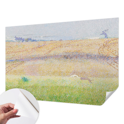 Samolepilna fototapeta z motivom poletnega polja
