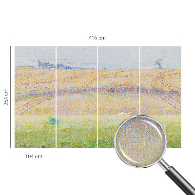 Samolepilna fototapeta z motivom poletnega polja