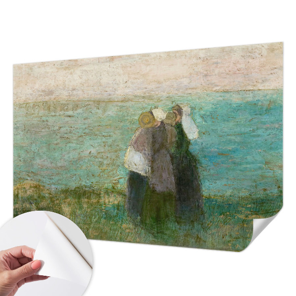 Samolepilna fototapeta za dnevno sobo z motivom odseva ob morju