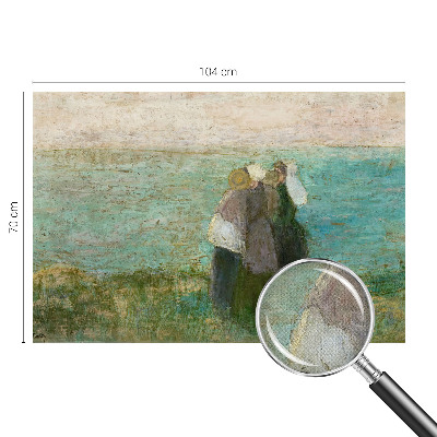 Samolepilna fototapeta za dnevno sobo Odsev ob morju