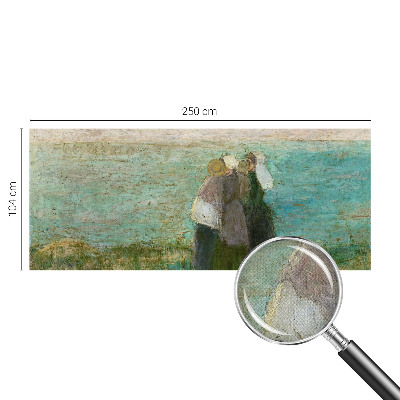 Samolepilna fototapeta za dnevno sobo z motivom odseva ob morju