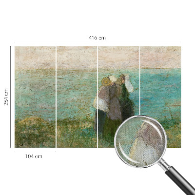 Samolepilna fototapeta za dnevno sobo Odsev ob morju