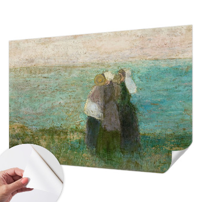 Samolepilna fototapeta za dnevno sobo z motivom odseva ob morju