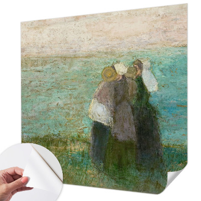 Samolepilna fototapeta za dnevno sobo z motivom odseva ob morju