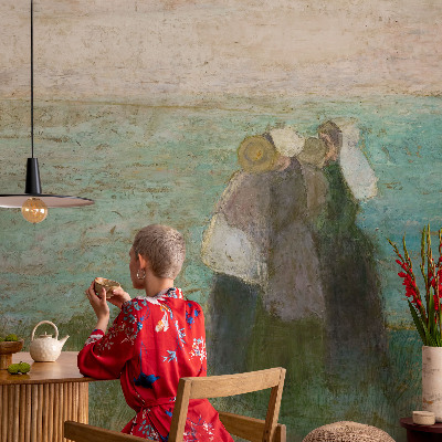 Samolepilna fototapeta za dnevno sobo Odsev ob morju