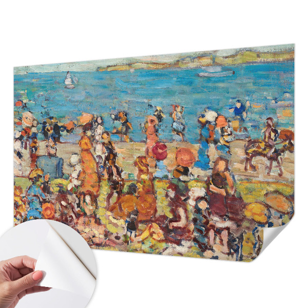 Samolepilna fototapeta za dnevno sobo s prizorom na plaži
