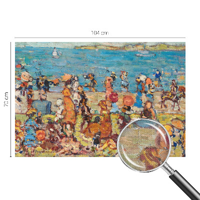 Samolepilna fototapeta za dnevno sobo s prizorom na plaži