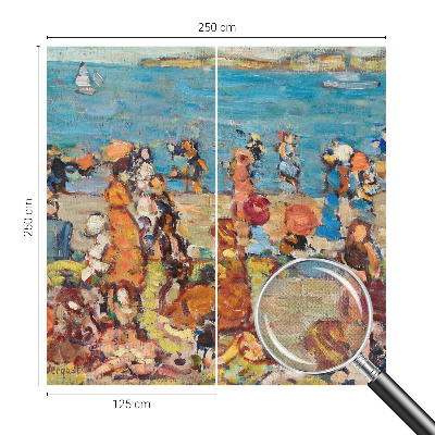 Samolepilna fototapeta za dnevno sobo Prizor na plaži