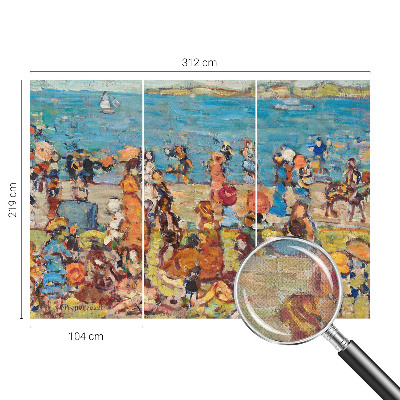 Samolepilna fototapeta za dnevno sobo s prizorom na plaži