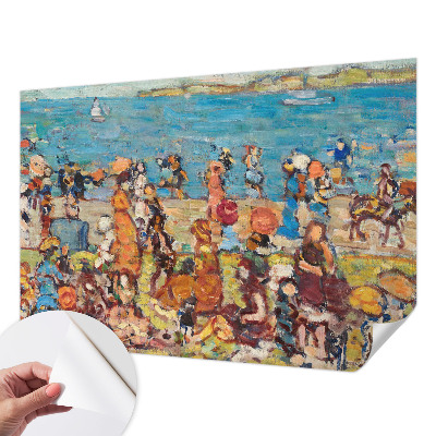 Samolepilna fototapeta za dnevno sobo s prizorom na plaži