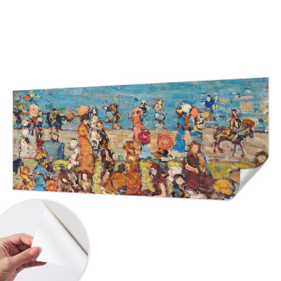 Samolepilna fototapeta za dnevno sobo Prizor na plaži